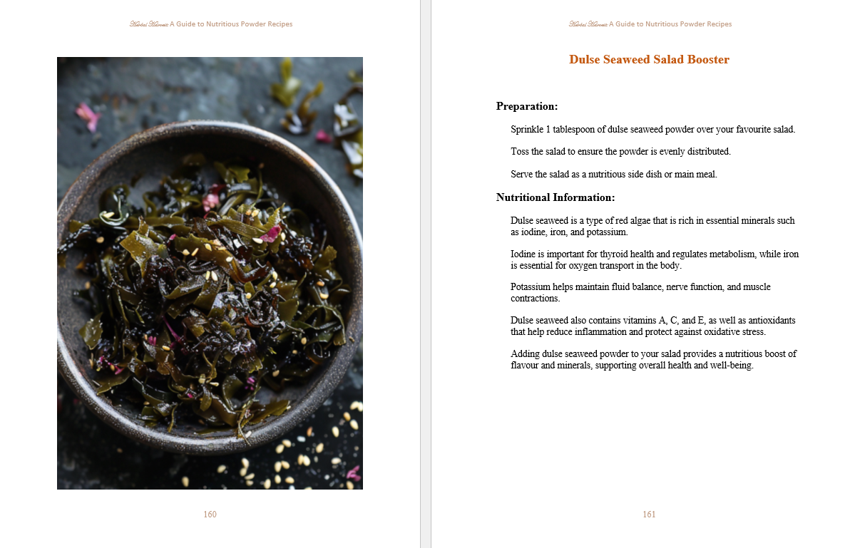 Herbal Harvest: A Guide to Nutritious Powder Recipes