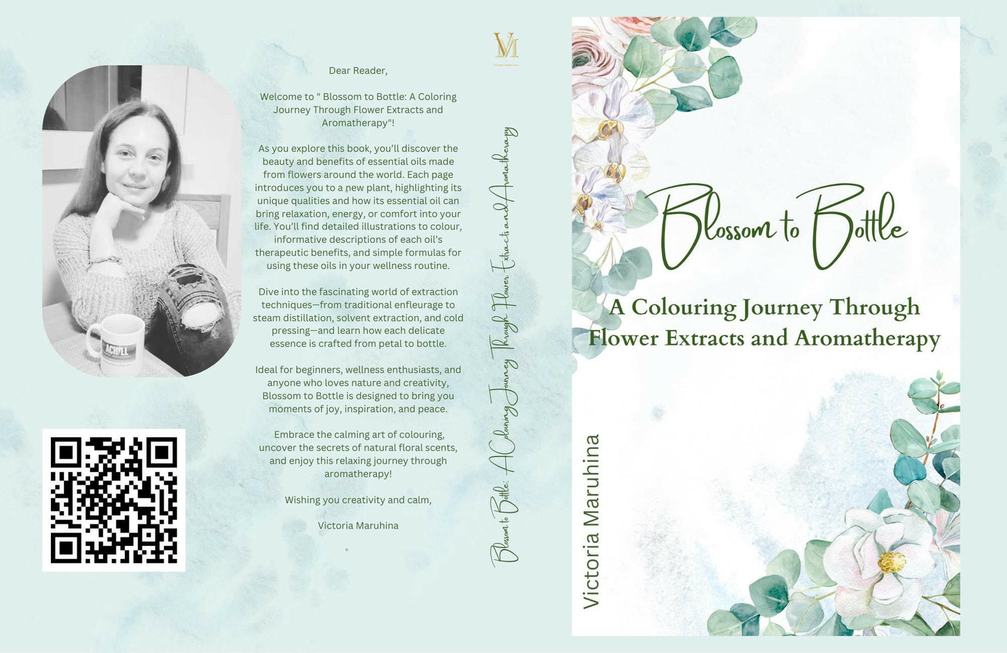 Blossom to bottle: A Colouring Journey Through Flower Extracts and Aromatherapy